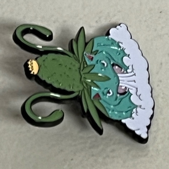 Venusaur 420 Pokemon Enamel Pin Pins Brooch Pins Hats Hatpin - Picture 3 of 7